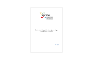 Couverture du document édité par l'Ancreai Etude relative à la population des majeurs protégés